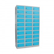 locker besi terdiri dari 30 pintu