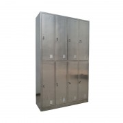 8 pintu loker stainless steel