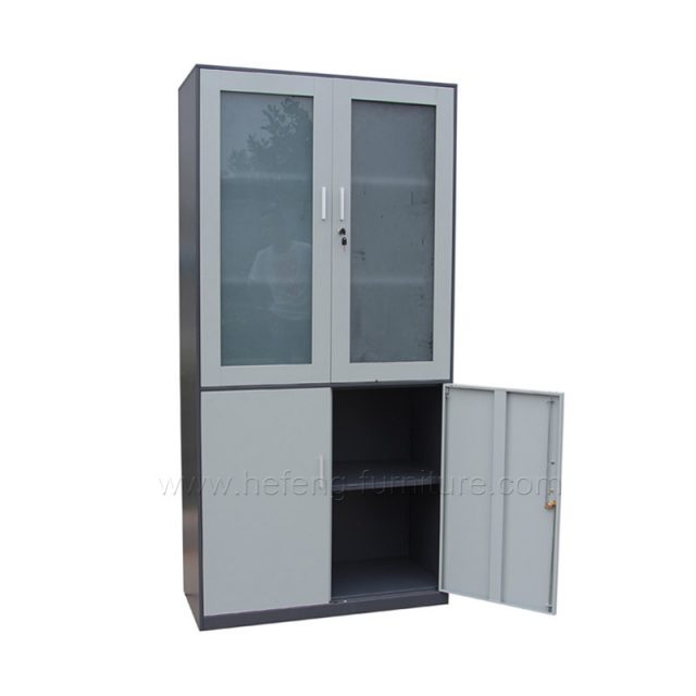 Lemari Arsip Besi Pintu Kaca